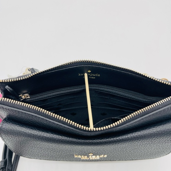 Kate Spade Small Leila Crossbody Bag Black - Picture 10 of 13